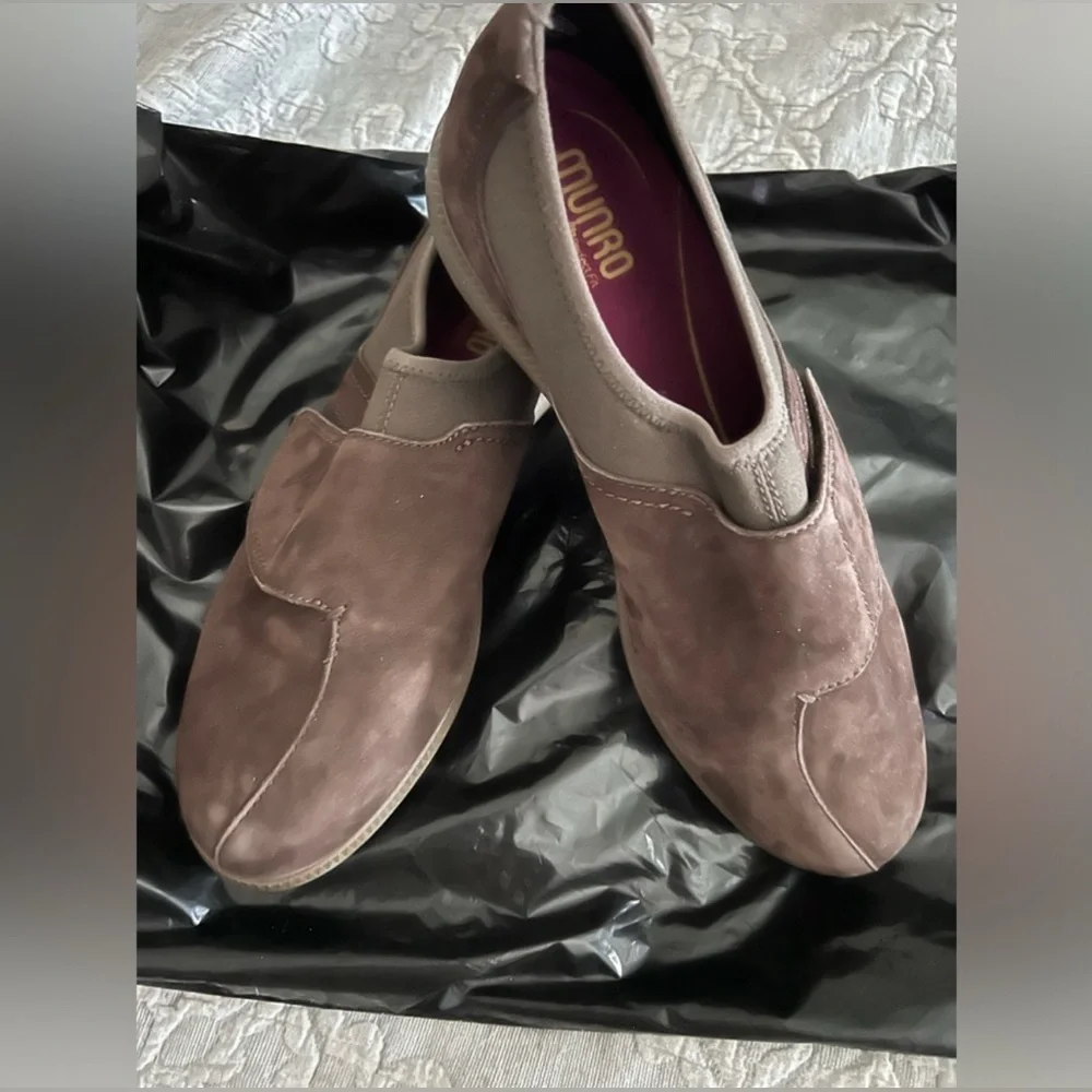 Munro Brown Suede Women’s Shoes size 10 - Picture 2 of 7